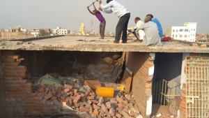 The Muzaffarpur municipal corporation has now begun dismantling the four-storeyed shelter home building after they found it was constructed in utter violation of building laws.(File Photo) The Muzaffarpur municipal corporation has now begun dismantling the four-storeyed shelter home building after they found it was constructed in utter violation of building laws.(File Photo)
