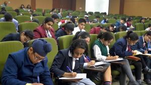 The idea behind the curriculum, which will be taught to students from classes 9 to 12, is to encourage students to become “job givers” and not “job seekers”.(HT File) The idea behind the curriculum, which will be taught to students from classes 9 to 12, is to encourage students to become “job givers” and not “job seekers”.(HT File)