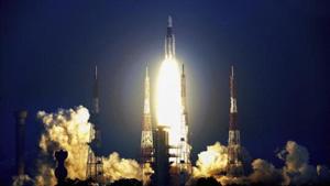 In the third mission in just over a month, the space agency will launch the 2,250 kg operational communication satellite from the second launch pad of Satish Dhawan Space Centre(HT File) In the third mission in just over a month, the space agency will launch the 2,250 kg operational communication satellite from the second launch pad of Satish Dhawan Space Centre(HT File)