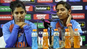 File image of India’s ODI captain Mithali Raj (left) and T20I captain Harmanpreet Kaur.(IDI via Getty Images) File image of India’s ODI captain Mithali Raj (left) and T20I captain Harmanpreet Kaur.(IDI via Getty Images)