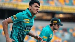 File image of Brisbane Heat cricketer Mujeeb Ur Rahman(Brisbane Heat/ Twitter) File image of Brisbane Heat cricketer Mujeeb Ur Rahman(Brisbane Heat/ Twitter)
