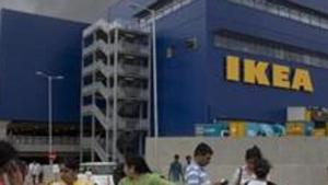 Customers stand outside IKEA store in Hyderabad, the Swedish company’s first store in India.(AP File) Customers stand outside IKEA store in Hyderabad, the Swedish company’s first store in India.(AP File)
