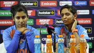 File image of India’s ODI captain Mithali Raj and T20I skipper Harmanpreet Kaur.(IDI via Getty Images) File image of India’s ODI captain Mithali Raj and T20I skipper Harmanpreet Kaur.(IDI via Getty Images)