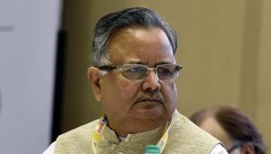 Former Chhattisgarh chief minister Raman Singh in New Delhi.(Mohd Zakir/HT PHOTO) Former Chhattisgarh chief minister Raman Singh in New Delhi.(Mohd Zakir/HT PHOTO)