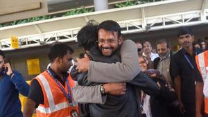 Having spent almost six years in a Pakistani jail, software engineer Hamid Nihal Ansari’s advice to youth is simple: Don’t fall in love over Facebook.(PTI) Having spent almost six years in a Pakistani jail, software engineer Hamid Nihal Ansari’s advice to youth is simple: Don’t fall in love over Facebook.(PTI)