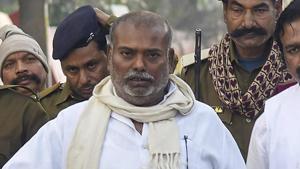 Suspended RJD MLA Raj Ballabh Yadav leaves the court after being sentenced to life imprisonment for raping a minor girl in 2006, in Patna on December 21.(PTI Photo) Suspended RJD MLA Raj Ballabh Yadav leaves the court after being sentenced to life imprisonment for raping a minor girl in 2006, in Patna on December 21.(PTI Photo)