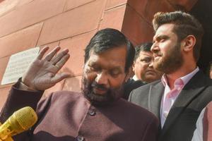 The minister said it was Chirag who had refused a Central minister’s berth proposed to him in 2014(PTI) The minister said it was Chirag who had refused a Central minister’s berth proposed to him in 2014(PTI)