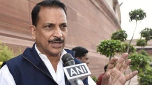Former Union minister Rajiv Pratap Rudy was on Saturday appointed as a BJP national spokesperson by party president Amit Shah.(ANI Twitter) Former Union minister Rajiv Pratap Rudy was on Saturday appointed as a BJP national spokesperson by party president Amit Shah.(ANI Twitter)