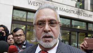 Indian businessman Vijay Mallya speaks to the media as he leaves Westminster Magistrates Court in London, Monday, Dec. 10, 2018. A British court has ordered that charismatic Indian tycoon Vijay Mallya should face extradition to India on financial fraud allegations. (File Photo)(AP) Indian businessman Vijay Mallya speaks to the media as he leaves Westminster Magistrates Court in London, Monday, Dec. 10, 2018. A British court has ordered that charismatic Indian tycoon Vijay Mallya should face extradition to India on financial fraud allegations. (File Photo)(AP)