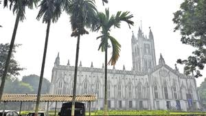 St Paul’s Cathedral, Kolkata. In 2019, it will be 180 years since work on the cathedral began, in 1839.(Arijit Sen/HT Photo) St Paul’s Cathedral, Kolkata. In 2019, it will be 180 years since work on the cathedral began, in 1839.(Arijit Sen/HT Photo)