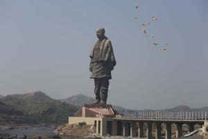 A view of the statue of the ‘Iron Man of India’ Sardar Vallabhbhai Patel, the world’s tallest statue, in Narmada district of Gujarat, India. (File Photo)(HT Photo) A view of the statue of the ‘Iron Man of India’ Sardar Vallabhbhai Patel, the world’s tallest statue, in Narmada district of Gujarat, India. (File Photo)(HT Photo)