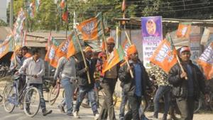 The Bharatiya Janata Party on Monday moved the Supreme Court against a Calcutta High Court order staying its Rath Yatras in West Bengal.(Samir Jana/HT PHOTO) The Bharatiya Janata Party on Monday moved the Supreme Court against a Calcutta High Court order staying its Rath Yatras in West Bengal.(Samir Jana/HT PHOTO)