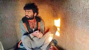 Manohar was chained after a khap panchayat diktat as punishment for allegedly eloping with a married woman. Manohar was chained after a khap panchayat diktat as punishment for allegedly eloping with a married woman.
