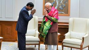 TRS chief and Telangana Chief Minister K Chandrashekar Rao met Prime Minister Narendra Modi in New Delhi on December 26.(Twitter/ANI Photo) TRS chief and Telangana Chief Minister K Chandrashekar Rao met Prime Minister Narendra Modi in New Delhi on December 26.(Twitter/ANI Photo)