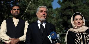 Afghanistan's Chief Executive Abdullah Abdullah speaks after casting his vote during parliamentary election at a polling station in Kabul, Afghanistan.(REUTERS) Afghanistan's Chief Executive Abdullah Abdullah speaks after casting his vote during parliamentary election at a polling station in Kabul, Afghanistan.(REUTERS)