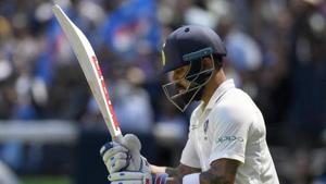 India's Virat Kohli enters the ground during play on day one of the third cricket test between India and Australia in Melbourne.(AP) India's Virat Kohli enters the ground during play on day one of the third cricket test between India and Australia in Melbourne.(AP)
