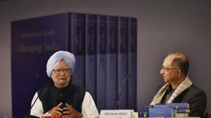 Former Prime Minister Manmohan Singh during the launch of his book, December 18(Vipin Kumar/HT PHOTO) Former Prime Minister Manmohan Singh during the launch of his book, December 18(Vipin Kumar/HT PHOTO)