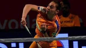 Kirsty Gilmour guided Ahmedabad Smash Masters to victory over Bengaluru Raptors.(Twitter) Kirsty Gilmour guided Ahmedabad Smash Masters to victory over Bengaluru Raptors.(Twitter)