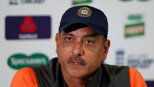 File image of India coach Ravi Shastri speaking during a press conference.(REUTERS) File image of India coach Ravi Shastri speaking during a press conference.(REUTERS)