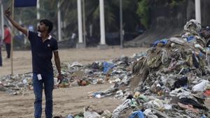 Fishing areas off the coast of Mumbai have the highest concentration of plastic waste in the country.(AP) Fishing areas off the coast of Mumbai have the highest concentration of plastic waste in the country.(AP)