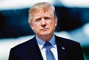 US President Donald Trump walks from Marine One to Air Force One at Andrews Air Force Base September 27, 2017 in Maryland.(AFP) US President Donald Trump walks from Marine One to Air Force One at Andrews Air Force Base September 27, 2017 in Maryland.(AFP)