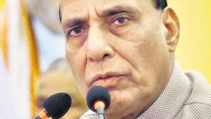 The central government is ready for assembly election in Jammu and Kashmir on any date and it is unfair to doubt its intentions in the troubled state, Union home minister Rajnath Singh said in Lok Sabha .(Bloomberg Photo) The central government is ready for assembly election in Jammu and Kashmir on any date and it is unfair to doubt its intentions in the troubled state, Union home minister Rajnath Singh said in Lok Sabha .(Bloomberg Photo)
