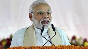 Prime Minister Narendra Modi on Sunday congratulated the people of Car Nicobar for overcoming the impact of Tsunami.(PTI) Prime Minister Narendra Modi on Sunday congratulated the people of Car Nicobar for overcoming the impact of Tsunami.(PTI)