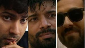 Varun Dhawan, Vineet Kumar Singh and Ayushmann Khurrana in stills from October, Mukkabaaz and AndhaDhun. Varun Dhawan, Vineet Kumar Singh and Ayushmann Khurrana in stills from October, Mukkabaaz and AndhaDhun.