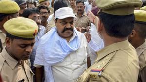 A day after ordering an inquiry into the abduction and torture of a Lucknow-based realtor inside Deoria jail by aides of imprisoned gangster-turned-politician Atiq Ahmad, the state government ordered that the former MP be shifted to Bareilly district jail.(PTI Photo) A day after ordering an inquiry into the abduction and torture of a Lucknow-based realtor inside Deoria jail by aides of imprisoned gangster-turned-politician Atiq Ahmad, the state government ordered that the former MP be shifted to Bareilly district jail.(PTI Photo)