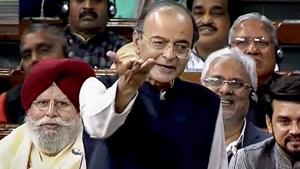 New Delhi: Union Finance Minister Arun Jaitley speaks in the Lok Sabha during the discussion on the issues related to Rafale deal, at Parliament in New Delhi, Wednesday, Jan 2, 2019. (LSTV grab via PTI) (PTI1_2_2019_000080B)(PTI) New Delhi: Union Finance Minister Arun Jaitley speaks in the Lok Sabha during the discussion on the issues related to Rafale deal, at Parliament in New Delhi, Wednesday, Jan 2, 2019. (LSTV grab via PTI) (PTI1_2_2019_000080B)(PTI)
