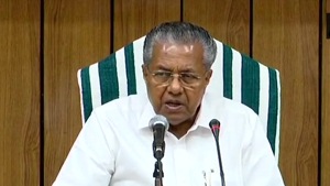 Kerala chief minister Pinarayi Vijayan defended helping the two women in gaining entry to the Sabarimala temple as he accused the Sangh Parivar of trying to incite trouble in the state.(ANI Photo) Kerala chief minister Pinarayi Vijayan defended helping the two women in gaining entry to the Sabarimala temple as he accused the Sangh Parivar of trying to incite trouble in the state.(ANI Photo)