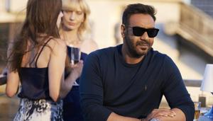 Ajay Devgn’s first look from De De Pyaar De. Ajay Devgn’s first look from De De Pyaar De.