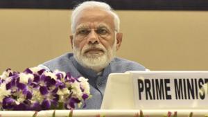 Prime Minister Narendra Modi’s comments on Ram temple had come amidst heightened demands for an ordinance to allow the temple construction.(Sonu Mehta/HT PHOTO) Prime Minister Narendra Modi’s comments on Ram temple had come amidst heightened demands for an ordinance to allow the temple construction.(Sonu Mehta/HT PHOTO)