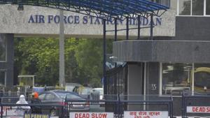 A file photo of Hindon Air Force Station in Ghaziabad. Operating regional flights from the Hindon airbase is expected to decongest the Delhi airport.(HT File) A file photo of Hindon Air Force Station in Ghaziabad. Operating regional flights from the Hindon airbase is expected to decongest the Delhi airport.(HT File)