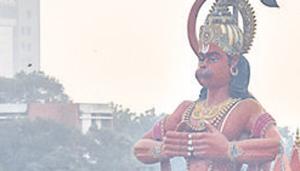 Addressing rallies before the recent assembly election in Rajasthan, Uttar Pradesh chief minister Yogi Adityanath had said Lord Hanuman belonged to Dalit and tribal communities.(Sanchit Khanna/HT Photo) Addressing rallies before the recent assembly election in Rajasthan, Uttar Pradesh chief minister Yogi Adityanath had said Lord Hanuman belonged to Dalit and tribal communities.(Sanchit Khanna/HT Photo)
