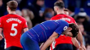 Chelsea's Marcos Alonso looks dejected after the match.(Action Images via Reuters) Chelsea's Marcos Alonso looks dejected after the match.(Action Images via Reuters)