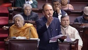 Leader of Opposition Ghulam Nabi Azad speaks in the Rajya Sabha during Winter Session of Parliament in New Delhi.(PTI Photo) Leader of Opposition Ghulam Nabi Azad speaks in the Rajya Sabha during Winter Session of Parliament in New Delhi.(PTI Photo)