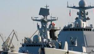 Chinese Type 052D missile destroyer Hefei (R) and Chinese Type 054A frigate Yuncheng (NATO designation Jiangkai) docked in Saint Petersburg. China has begun constructing one of its advanced warships for export to Pakistan.(AFP) Chinese Type 052D missile destroyer Hefei (R) and Chinese Type 054A frigate Yuncheng (NATO designation Jiangkai) docked in Saint Petersburg. China has begun constructing one of its advanced warships for export to Pakistan.(AFP)