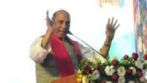 Union home minister Rajnath Singh on Thursday said the Centre has no problem if the elections are held in Jammu and Kashmir(HT File Photo) Union home minister Rajnath Singh on Thursday said the Centre has no problem if the elections are held in Jammu and Kashmir(HT File Photo)