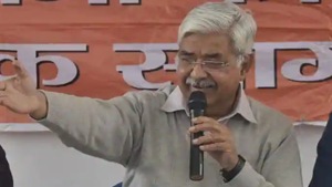 (VHP working president Alok Kumar has said that legislation is expeditious way of resolving Ayodhya disputes. (Vipin Kumar)) (VHP working president Alok Kumar has said that legislation is expeditious way of resolving Ayodhya disputes. (Vipin Kumar))