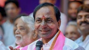 Telangana Rashtra Samithi (TRS) president and Telangana chief minster K Chandrashekar Rao.(PTI File) Telangana Rashtra Samithi (TRS) president and Telangana chief minster K Chandrashekar Rao.(PTI File)