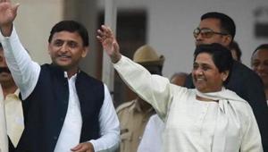 Samajwadi Party (SP) chief Akhilesh Yadav met Bahujan Samaj Party (BSP) president Mayawati in New Delhi on Friday.(Arijit Sen/HT Photo) Samajwadi Party (SP) chief Akhilesh Yadav met Bahujan Samaj Party (BSP) president Mayawati in New Delhi on Friday.(Arijit Sen/HT Photo)