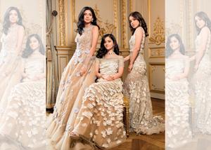 Meet our three Indian princesses (from left) Aria Mehta, Ananya Raje Scindia and Shloka Birla, as they face the spotlight for the first time ever; Aria Mehta wears Georges Hobeika Couture; Ananya Raje Scindia wears a gown by Lecoanet-Hemant; Shloka Birla wears Manish Malhotra; All jewellery by Payal New York(Yunling Fang) Meet our three Indian princesses (from left) Aria Mehta, Ananya Raje Scindia and Shloka Birla, as they face the spotlight for the first time ever; Aria Mehta wears Georges Hobeika Couture; Ananya Raje Scindia wears a gown by Lecoanet-Hemant; Shloka Birla wears Manish Malhotra; All jewellery by Payal New York(Yunling Fang)