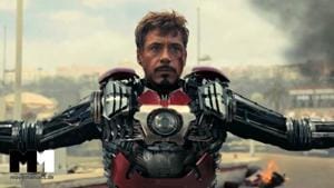 Robert Downey Jr as Tony Stark in a still from Iron Man 2. Robert Downey Jr as Tony Stark in a still from Iron Man 2.