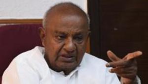 JD (S) supremo H D Deve Gowda on Saturday said Prime Minister Narendra Modi should speak on the Rafale deal in Parliament as charges had been levelled directly against him.(Vipin Kumar/HT PHOTO) JD (S) supremo H D Deve Gowda on Saturday said Prime Minister Narendra Modi should speak on the Rafale deal in Parliament as charges had been levelled directly against him.(Vipin Kumar/HT PHOTO)