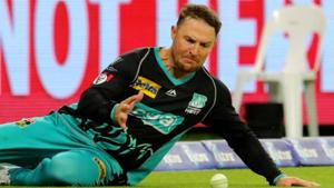 File image of Brendon McCullum in action for Brisbane Heat(Big Bash League/ Twitter) File image of Brendon McCullum in action for Brisbane Heat(Big Bash League/ Twitter)