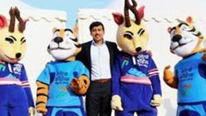New Delhi: Sports Minister Col Rajyavardhan Singh Rathore at the launch of the Khelo India Campaign at Central Park in Connaught Place, New Delhi on Sunday(PTI) New Delhi: Sports Minister Col Rajyavardhan Singh Rathore at the launch of the Khelo India Campaign at Central Park in Connaught Place, New Delhi on Sunday(PTI)