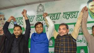 The first meeting of Bihar’s opposition to discuss the 2019 Lok Sabha polls will be held at RJD leader Tejashwi Yadav’s house in Patna on Monday (File Photo)(PTI) The first meeting of Bihar’s opposition to discuss the 2019 Lok Sabha polls will be held at RJD leader Tejashwi Yadav’s house in Patna on Monday (File Photo)(PTI)