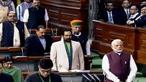The government is expected to present the proposed legislation to provide 10 per cent job and education quota for the ‘economically weaker’ section in the Parliament on Tuesday.(PTI Photo) The government is expected to present the proposed legislation to provide 10 per cent job and education quota for the ‘economically weaker’ section in the Parliament on Tuesday.(PTI Photo)