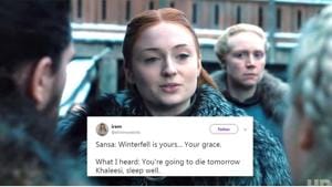 Sansa Stark may have given her home to Daenerys Targaryen but she doesn’t seem too happy about it. Sansa Stark may have given her home to Daenerys Targaryen but she doesn’t seem too happy about it.